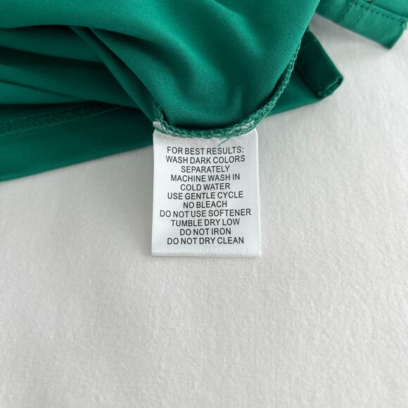 Masters Tech Green Augusta Logo Performance Golf Stretch Polo, Size Small - Picture 7 of 9